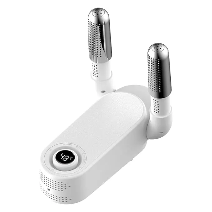 Electric Shoe & Boot Dryer with Dual Air Tubes for Fast, Even Drying