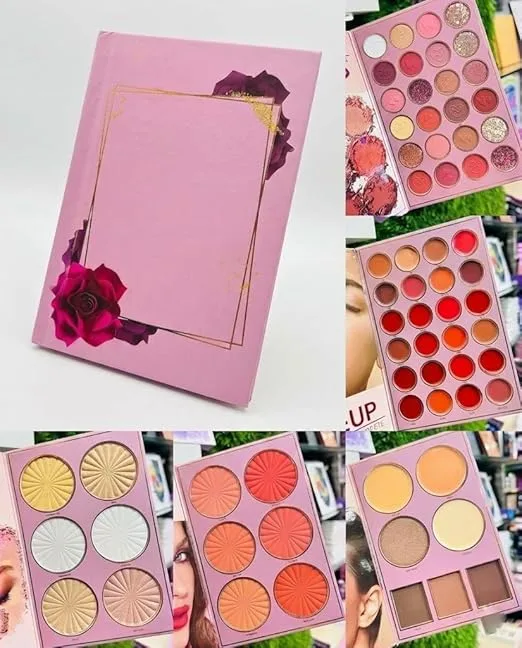 Airi creations 5in1 Makeup Book Palette Kit| Eyeshadow Palette, Blusher Contour All in 1