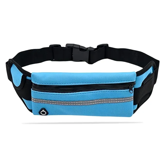 Slim & Adjustable Sports Waist Bag for Running, Travel and Daily Use
