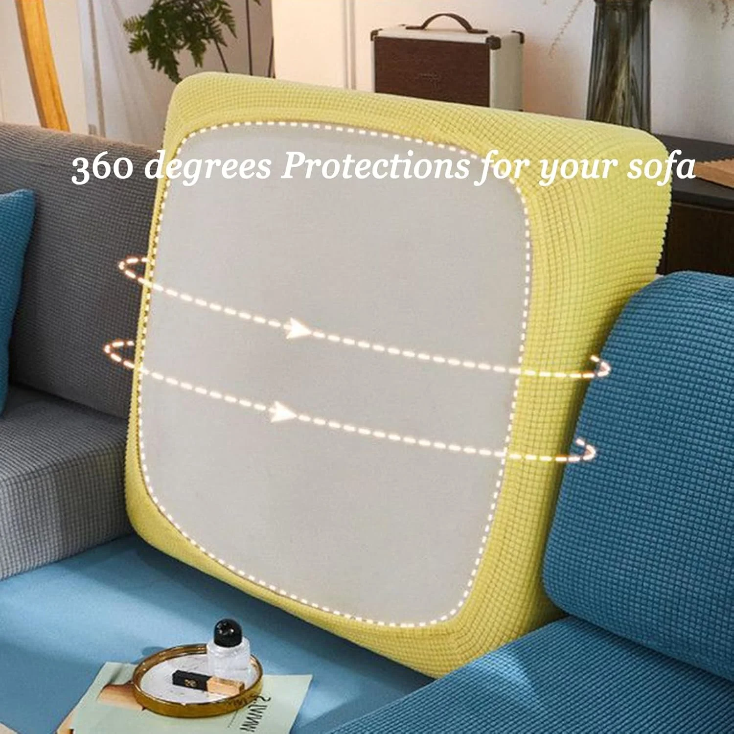 New Interior Magic Sofa Covers, Stretch Wear-Resistant Water-Resistant