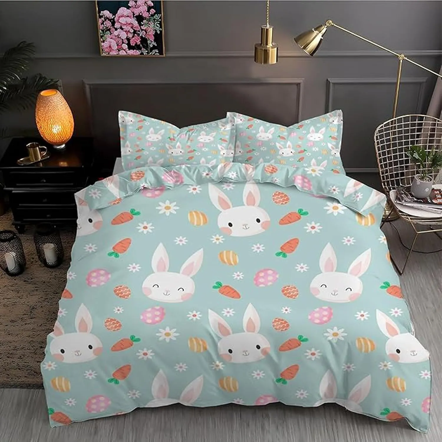 Super Soft Super Comfortable Pure Cotton Feel
Bunny Bliss double bed Blanket