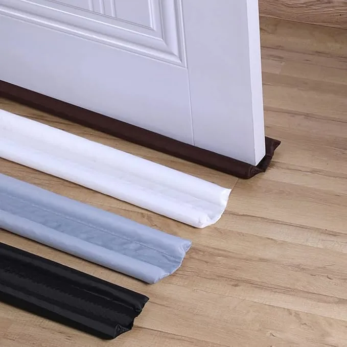 Universal Under-Door Draft Stopper & Weather Stripping – All-Season Insulation Seal for Noise Reduction, Waterproofing, and Energy Efficiency