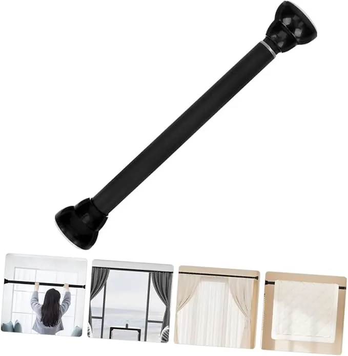 Adjustable Heavy-Duty Tension Rod – Multi-Functional Stainless Steel Expandable Pole for Curtains, Shower Stalls, and Laundry Drying